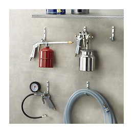 Lot De 5 Crochets Modèle Moyen Mottez, H.9.5 X L.4.5 X P.4.5 Cm