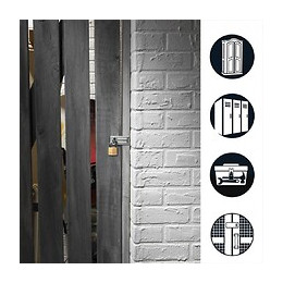 Master Lock 140703eurd Pack Comprenant Un Moraillon De Porte Et Un Cadenas À Clé