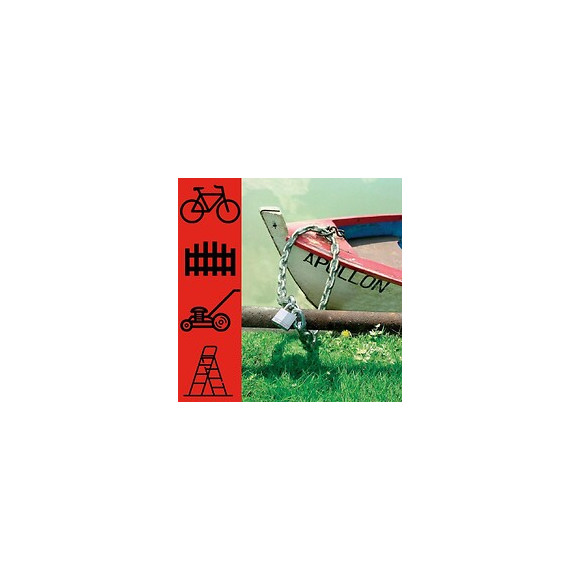 Master Lock 8011eurd Chaîne En Acier Cémenté, 100 Cm X 0,6 Cm