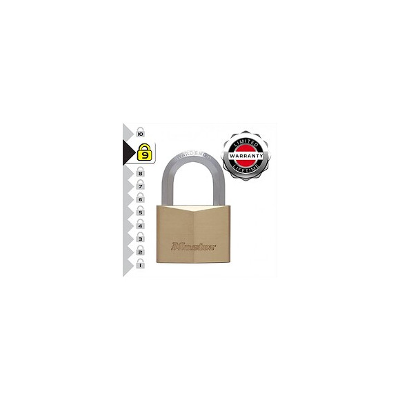 Cadenas À Clé Master Lock Laiton, L.60 Mm