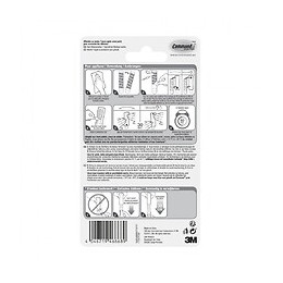 Accroche-cadre Adhésif Tête De Clou, Command, Argent 2.2 Kg