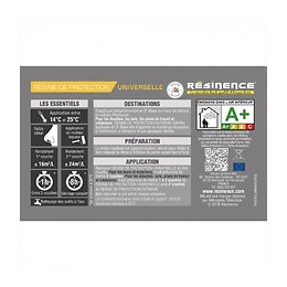 Résine De Protection Protecteur Universel Resinence, Incolore, 0.5 L