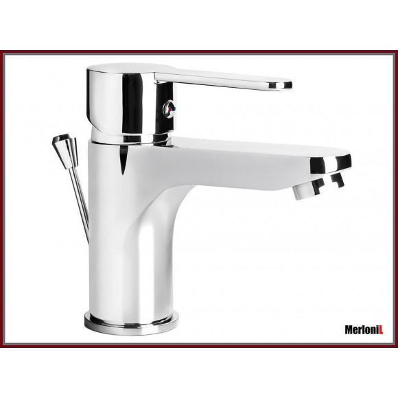 Fina 5 - Mitigeur De Lavabo Chromé Fixe - Robinet Salle De Bain - Robinetterie Lavabo - Aérateur Neoperl - Argent