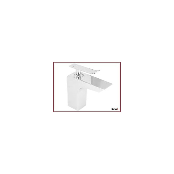 Fina 7 - Mitigeur De Lavabo Chromé Fixe - Robinet Salle De Bain - Robinetterie Lavabo - Aérateur Neoperl - Argent