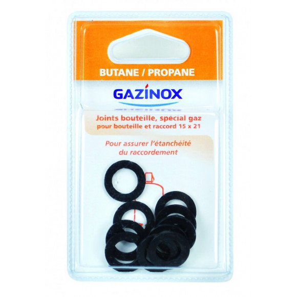 Lot De 10 Joints Gaz Bp, H.1.5 Cm Gazinox