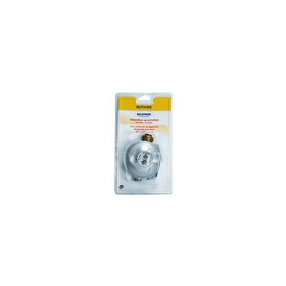 Détendeur Pour Gaz Butane Grand Débit 28 Millibars Débit 2,6kg/h, Gazinox