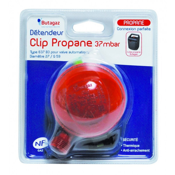 Détendeur Pour Gaz Propane 37 Millibars Pour Bouteilles Cube, Butagaz