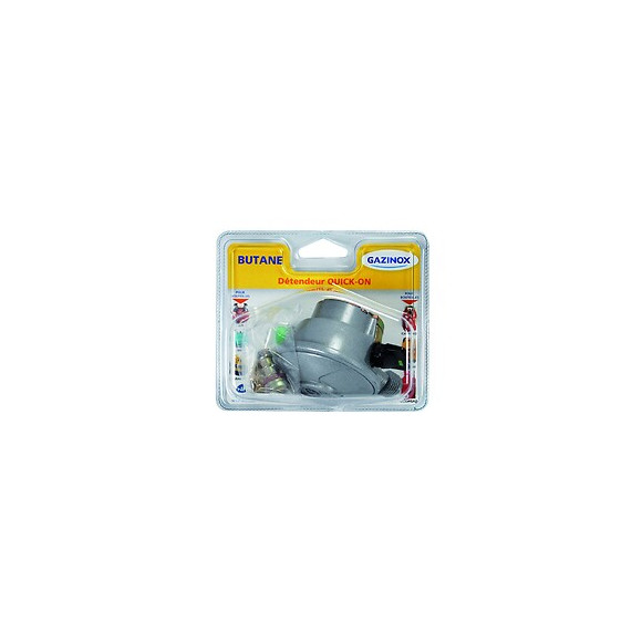 Détendeur Inox Gaz Butane 5, H.6.5 Cm Gazinox