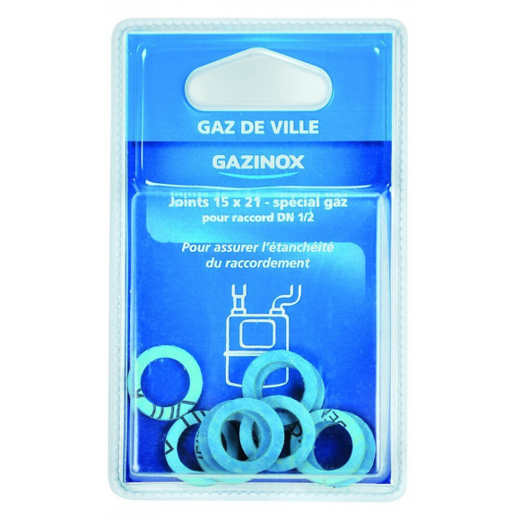 Lot De 10 Joints Pour Gaz Naturel Sans Amiante, Gazinox