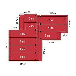 Tapis Chauffant Électrique Devidry 55 5m² 242 W 230 V