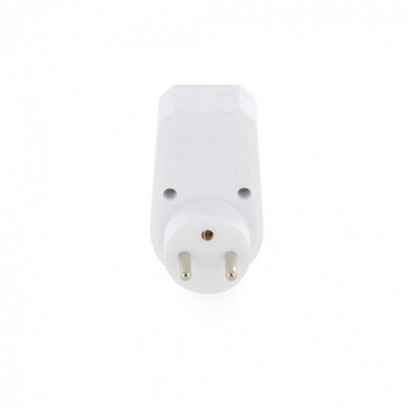 Multiprise Murale Compact, 1 Prises Blanc Chacon