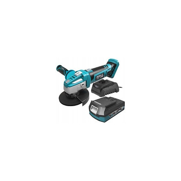 Dtools - Meuleuse D'angle Sans Fil - Alimentation 18v - Disque 125mm - Batterie Li-ion - 7500/min - Bleu