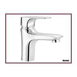 Fina 6 - Mitigeur De Lavabo Chromé Fixe - Robinet Salle De Bain - Robinetterie Lavabo - Aérateur Neoperl - Argent