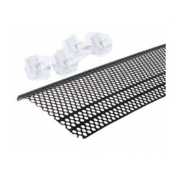 Grillage Stop-feuilles Et Attaches Noir Pvc