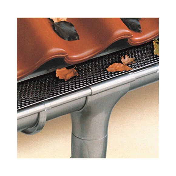 Grillage Stop-feuilles Et Attaches Noir Pvc