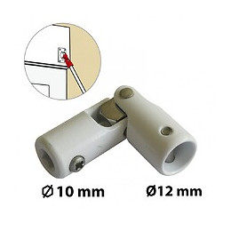 Genouillère Acier Laqué, H.63 X L.16 X P.16 Mm