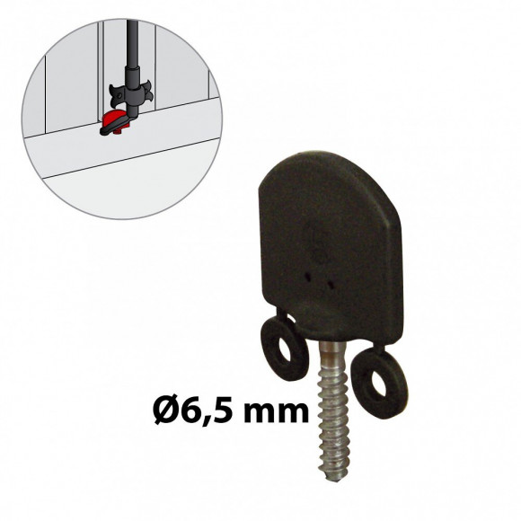 Butée Tampon Composite Plastifié, H.80 X L.40 X P.20 Mm