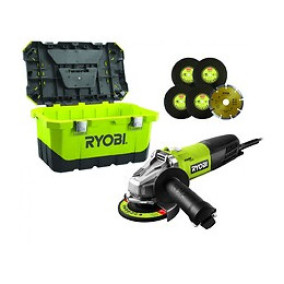 Meuleuse D'angle Filaire 125mm Ryobi Rag800-125ta6, 800 W