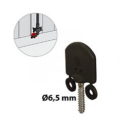 Butée Tampon Composite Plastifié, H.80 X L.40 X P.20 Mm