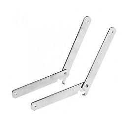 Lot De 2 Compas Pour Tréteau Hettich, L.200 Mm