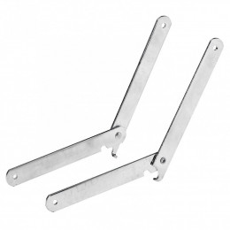 Lot De 2 Compas Pour Tréteau Hettich, L.200 Mm