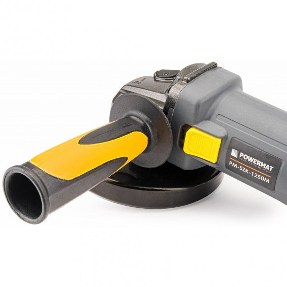 Power Tool - Meuleuse D'angle - 1250w - Tension 230v/50hz - Diamètre Du Disque 125mm - Filet De La Broche M14 - Gris