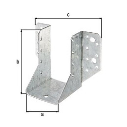 Support U Ailes  Extérieur Galva Zinguée Sendzimir 60x100