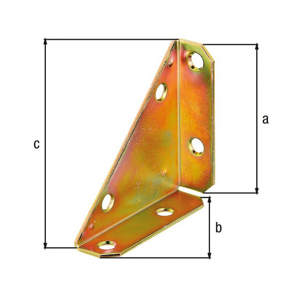 Coin Métallique Bichro 75x75x105
