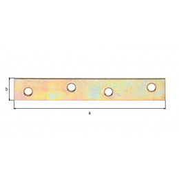 Platine D'assemblage Bichro 100x15