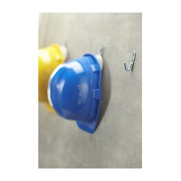 Lot De 5 Crochets Petit Modèle Mottez, H.8 X L.2.5 X P.2.5 Cm