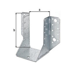 Support U Ailes  Extérieur Galva Zinguée Sendzimir 76x152