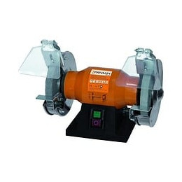 Dtools - Touret À Meuler Avec Deux Meules Abrasives - Puissance 150 W - Diamètre Des Meules 150 Mm - Épaisseur Meules 16 Mm 