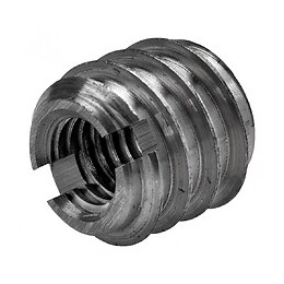 Lot De 8 Manchons À Visser Acier Brut Hettich, L.14 Mm