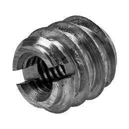 Lot De 8 Manchons À Visser Acier Brut Hettich, L.12 Mm