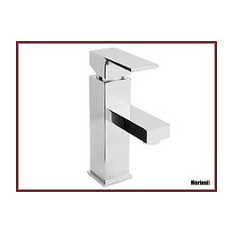 Fina 8 - Mitigeur De Lavabo Chromé Fixe - Robinet Salle De Bain - Robinetterie Lavabo - Aérateur Neoperl - Argent