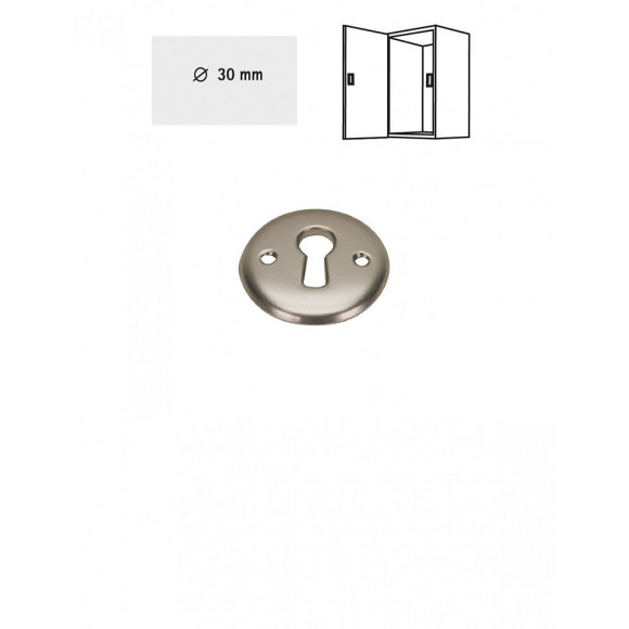 Entrée De Serrure De Meuble Acier En Applique Hettich