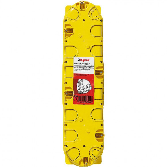 Boîte Cloison Sèche 4 Postes Batibox