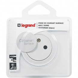 Celiane Prise De Courant 2 Pôles + Terre Complet Blanc