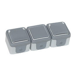 Plexo Lot 1 Va Et Vient + 2 Prise De Courant