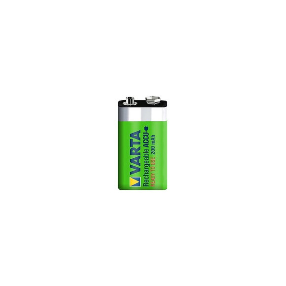 Piles Rechargeables - 200 Mah / 9 V Carte De 1 6f22