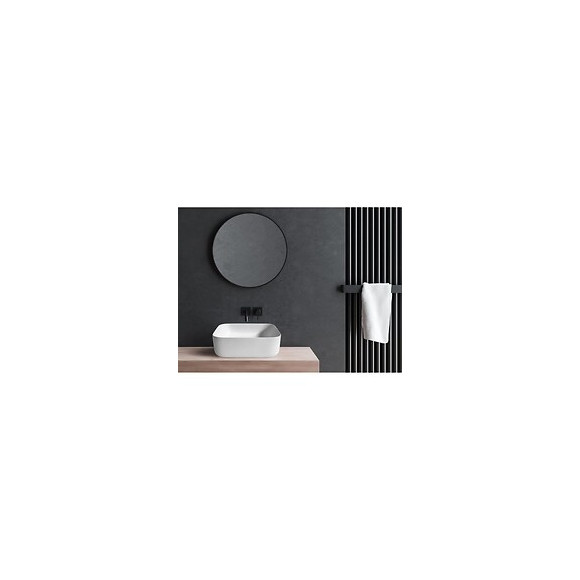 Oceanic Vasque A Poser En Ceramique Forme Carree 39,5x39,5x14 Cm Lena