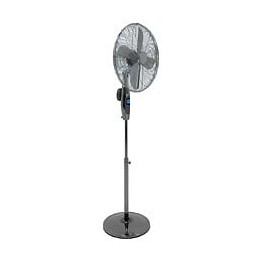 Dtools - Ventilateur Sur Pied - 70w - Voltage 230v/50hz - Affichage Lcd - Télécommande - Noir