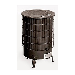 Theca Poele A Bois Turbo Gamme Mixte 15kw - Sortie Horizontale Noir (réf. 6500064)