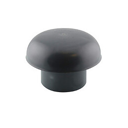 Ø 40 Mm Chapeau De Ventilation Couleur Ardoise. - Interplast - In-schap040ard