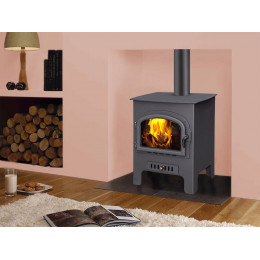 Theca Oslo Poêle À Bois En Tôle D'acier Et Fonte 12,5 Kw