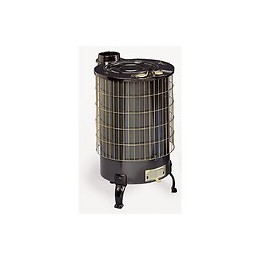 Theca Poele A Bois Turbo Gamme Mixte 14,5kw - Sortie Verticale Noir Émaillé (réf. 6500143)