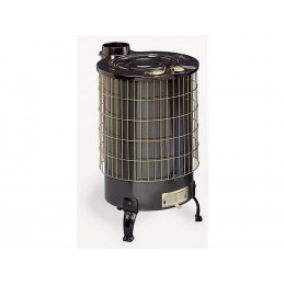 Theca Poele A Bois Turbo Gamme Mixte 14,5kw - Sortie Verticale Noir Émaillé (réf. 6500143)