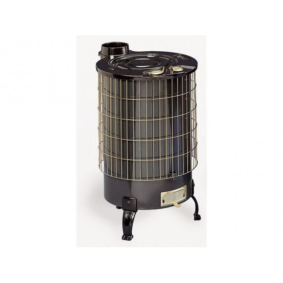 Theca Poele A Bois Turbo Gamme Mixte 14,5kw - Sortie Verticale Noir Émaillé (réf. 6500143)