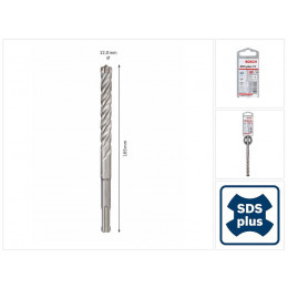 Bosch Sds-plus 7x Foret En Carbure 12x100x165mm, Certifié Pgm (2608576149)