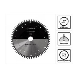 Bosch Lame De Scie Circulaire Standard For Aluminium 250 X 1,8 X 30 Mm - 68 Dents ( 2608837778 )